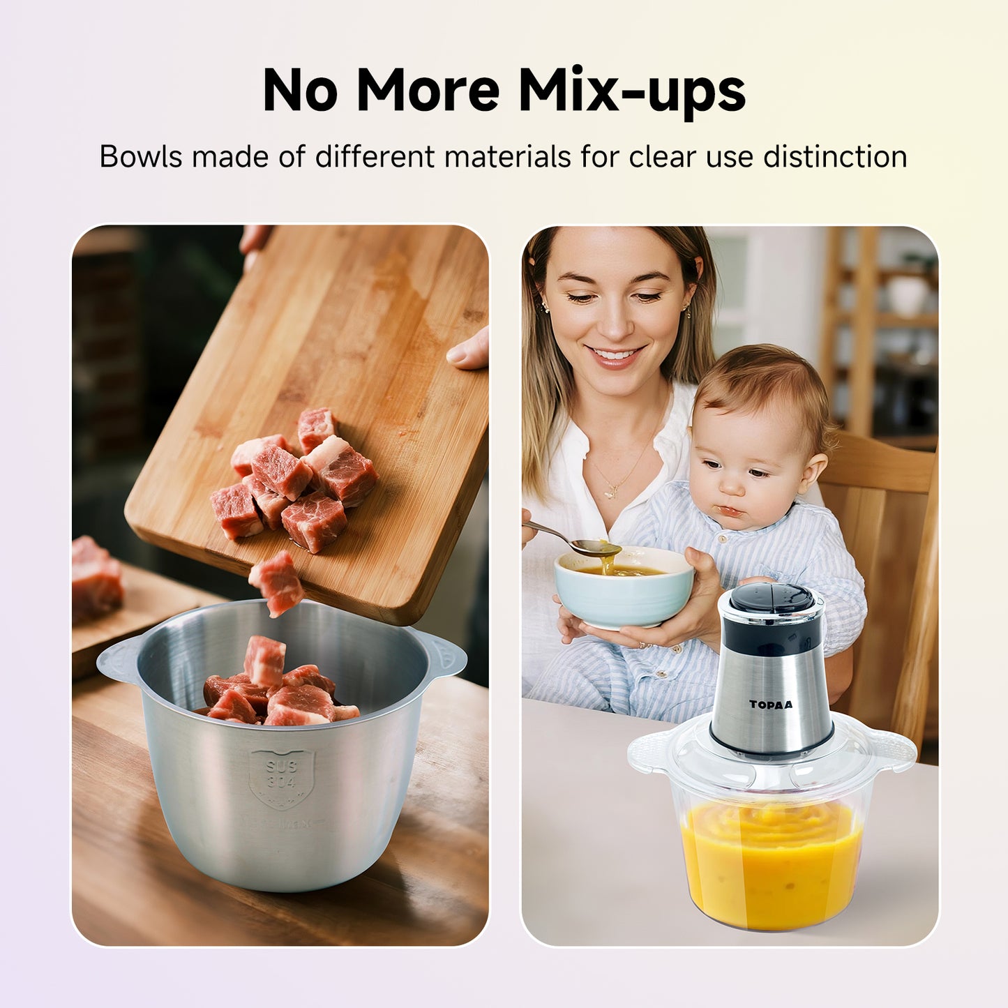 TOPAA Electric Meat Grinder