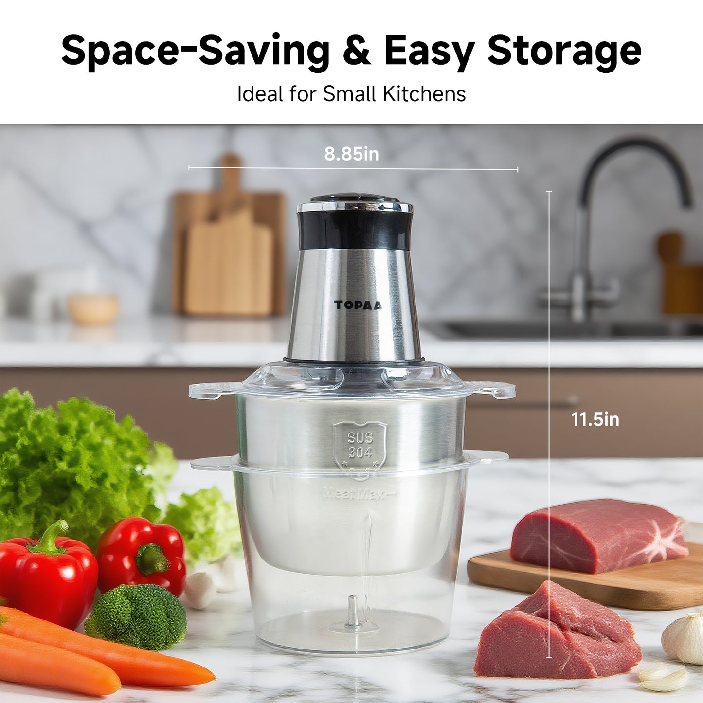 TOPAA Electric Meat Grinder