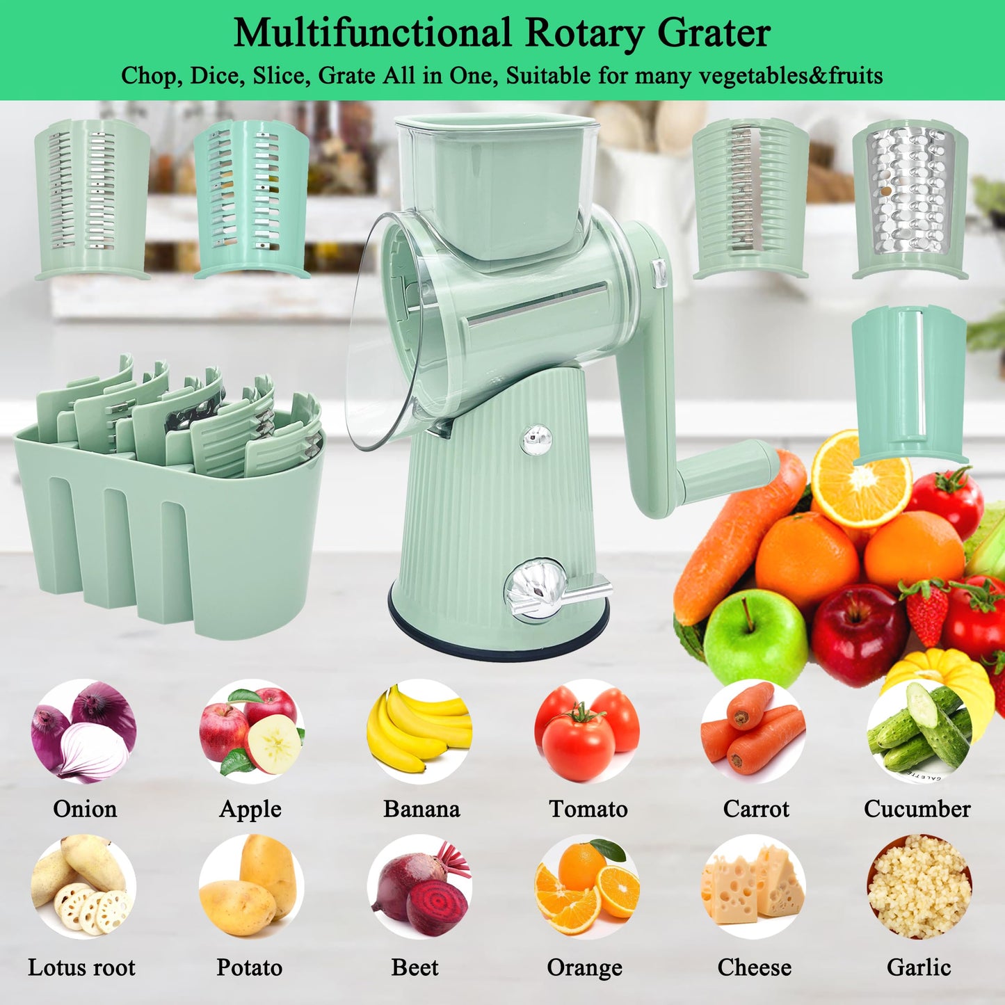 TOPAA Rotary Cheese Grater